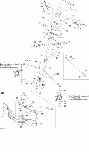   Traxter Auto Std & XT, 2004 - Steering System