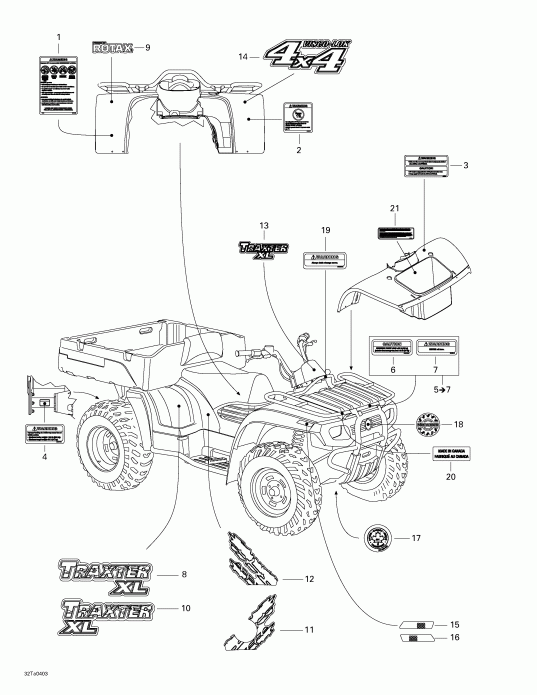    Traxter XL, 2004 -   