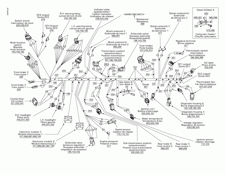 Bombardier Traxter XL, 2004 - Main Harness