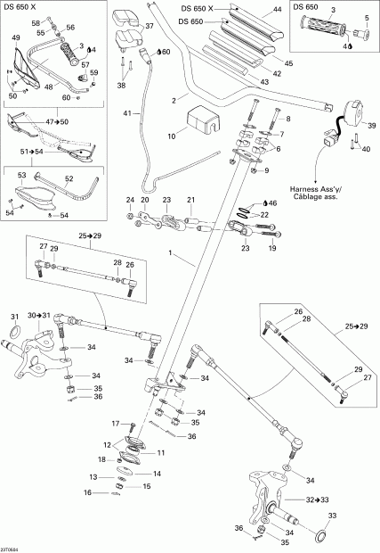 ATV Bombardier DS 650/DS 650 X, 2005 -   System