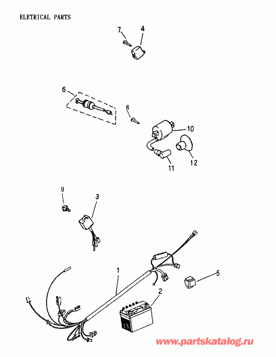 ���������� Bombardier Mini DS 50 2-strokes, 2005 ������ - Electrical Components