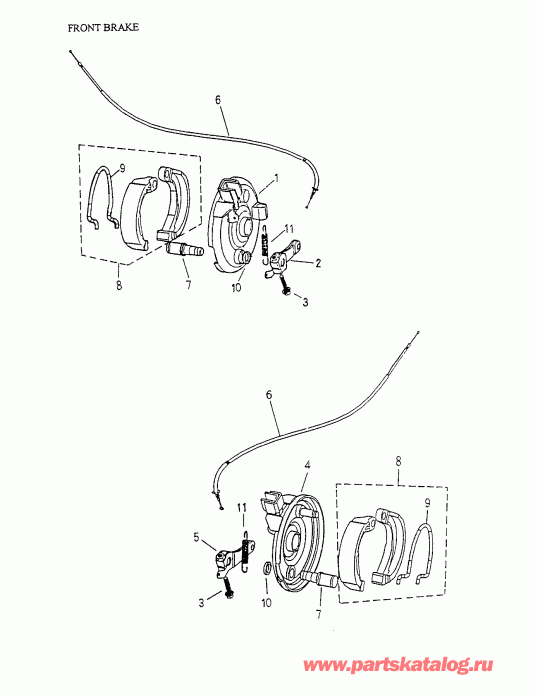 ���������� BRP Mini DS 90 2-strokes, 2005 - Front ������