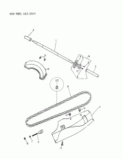 05- Rear Wheel Axle,  (05- Rear Wheel Axle, Chain)