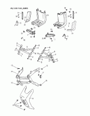 09- , Foot Rest,  (09- Arm, Foot Rest, Bumper)