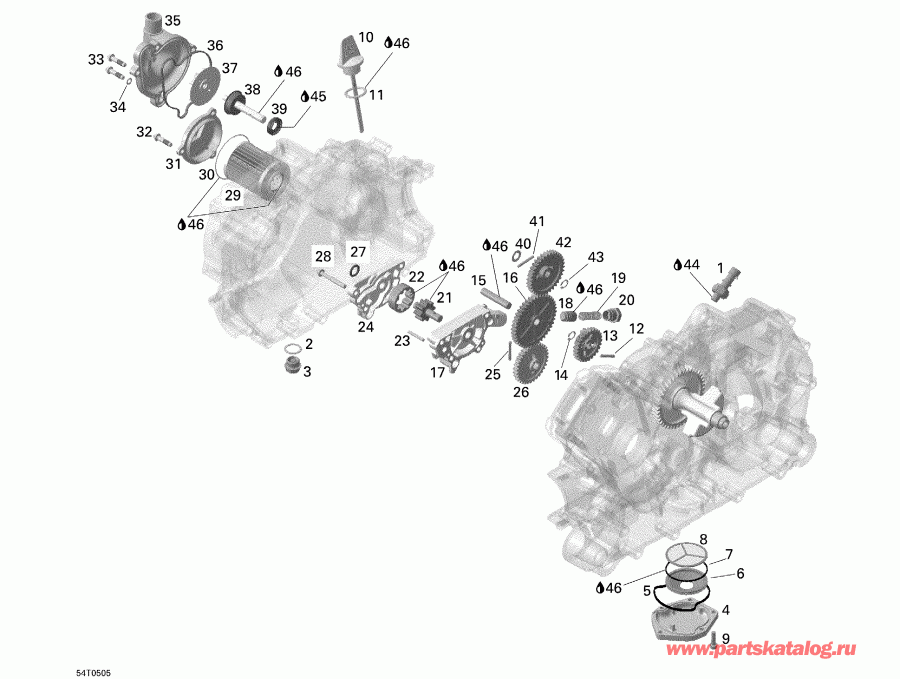   Outlander 330/400 STD 2 X 4, 2005  - Engine Lubrication
