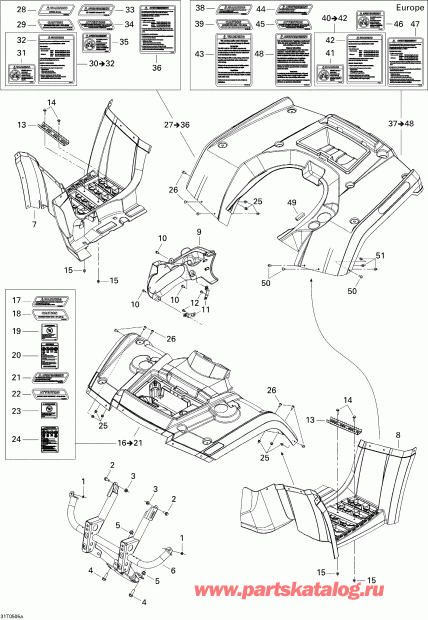 ����������  Outlander 330/400 STD 2 X 4, 2005 - ������ � ���������� 1