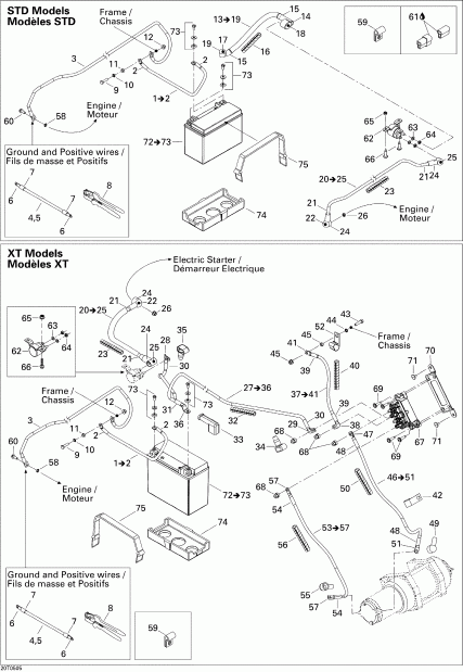    Outlander 330/400 STD 2 X 4, 2005 - Electrical System