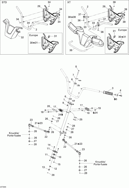 BRP ������ Outlander 400 XT 4 X 4, 2005 - ������� ������� System