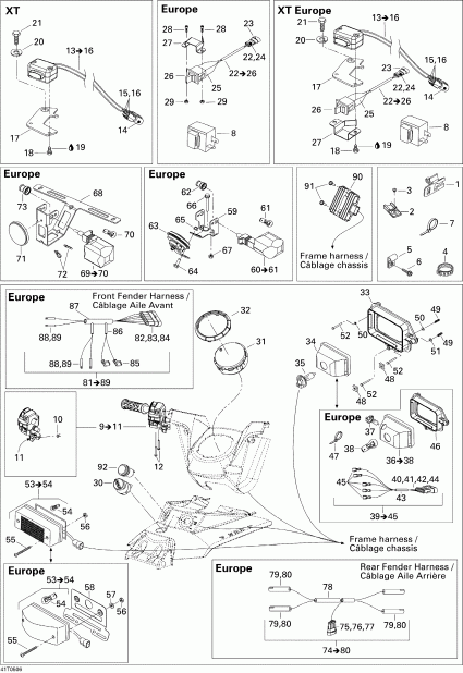 ���������� BRP ������ Outlander MAX 400, 2005 - Electrical Accessories