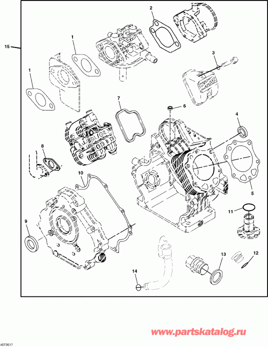 ������������  Sarasota 1000, 2005 - Engine Gasket Kit