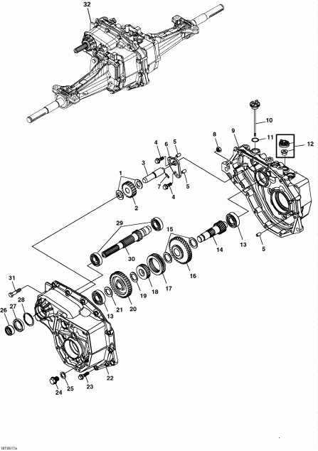  BRP Sarasota 1000, 2005 - Transmission, Transaxle Housing