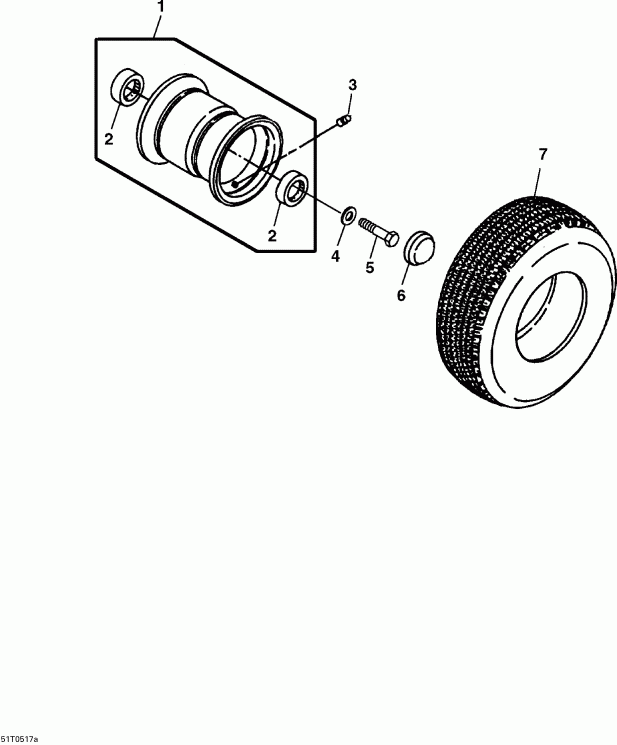  Bombardier Sarasota 1000, 2005 - Wheels And Tires, Front