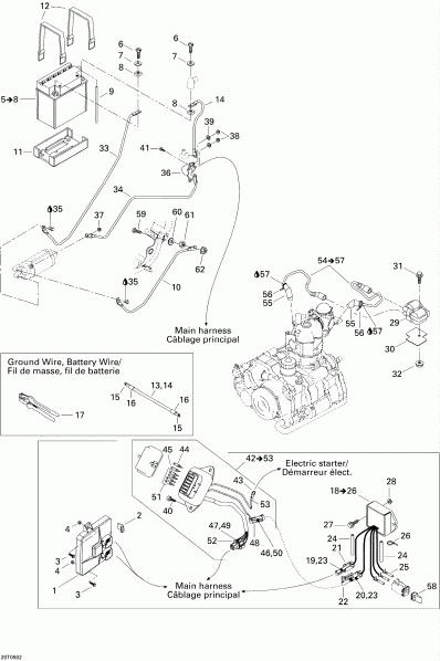 ATV  Traxter 5 Speed, 2005 - Electrical System