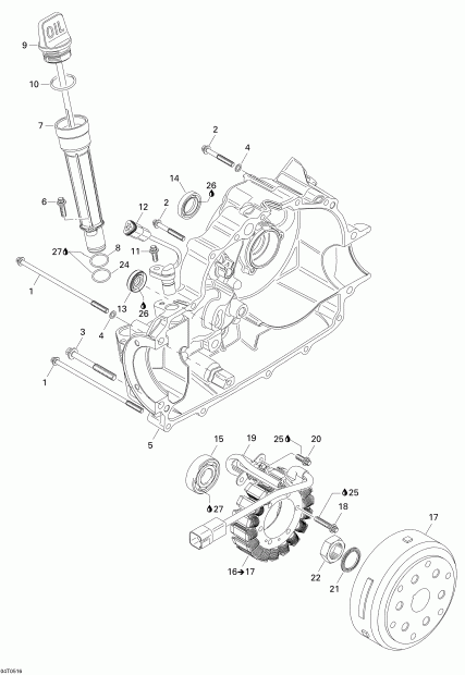 Traxter CVT (500, 650, 650 XT), 2005 - Magneto
