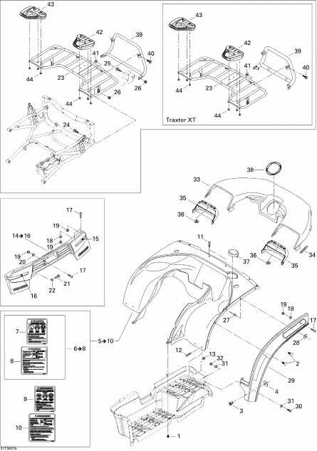    Traxter Max Std & Max XT, 2005 -    2