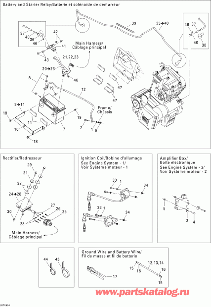 BRP DS 650 X, 2006 - Electrical System