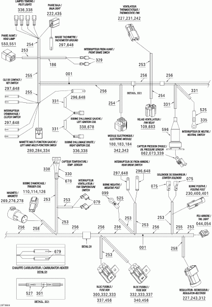   DS 650 X, 2006 - Main Harness