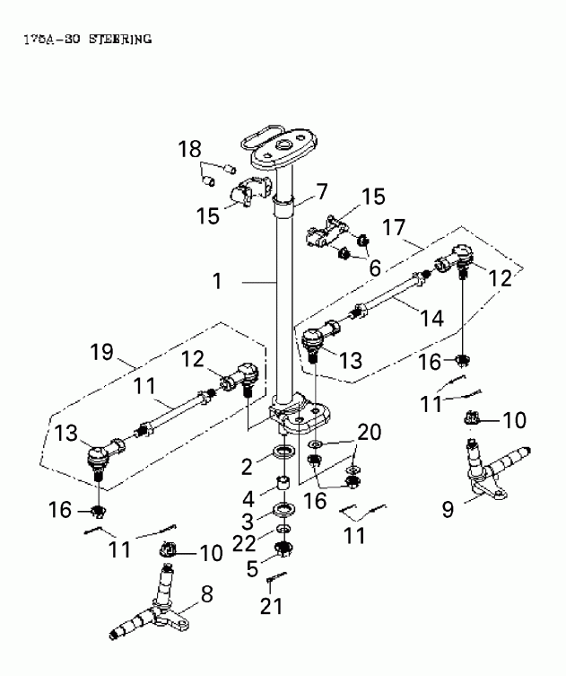   Mini DS 90 4-strokes, 2006 - Steering System