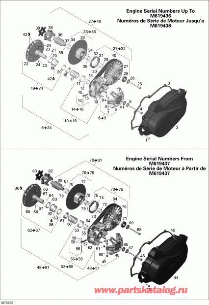  Bombardier  Outlander 400 STD 4 X 4, 2006 - Transmission