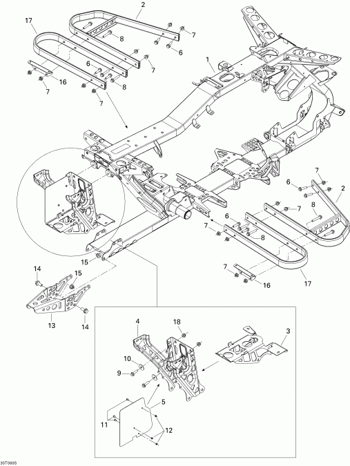 ATV Bombardier - Frame