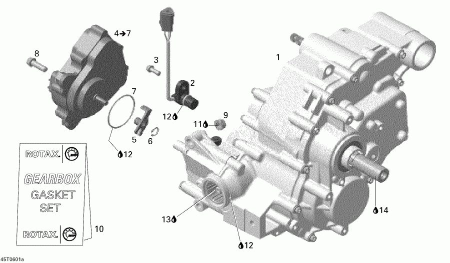  BRP Outlander 800 STD 4 X 4, 2006  - Gear Box 1