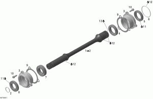 08-    ( To  Number M6377191) (08- Drive Shaft (up To Engine Number M6377191))