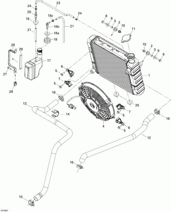 BRP Outlander 800 XT 4 X 4, 2006  -  System