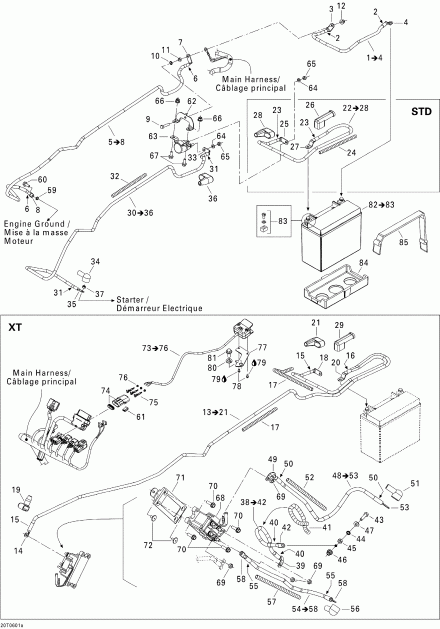 ����������� Outlander 800 XT 4 X 4, 2006 - ��������� System Xt