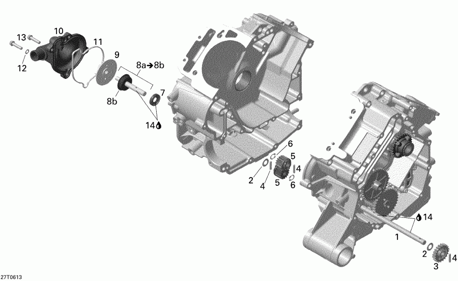  Bombardier  Outlander MAX 650 STD 4 X 4, 2006 - Engine Cooling