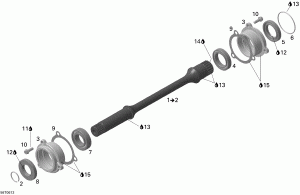 08-    ( To  Number M6377191) (08- Drive Shaft (up To Engine Number M6377191))