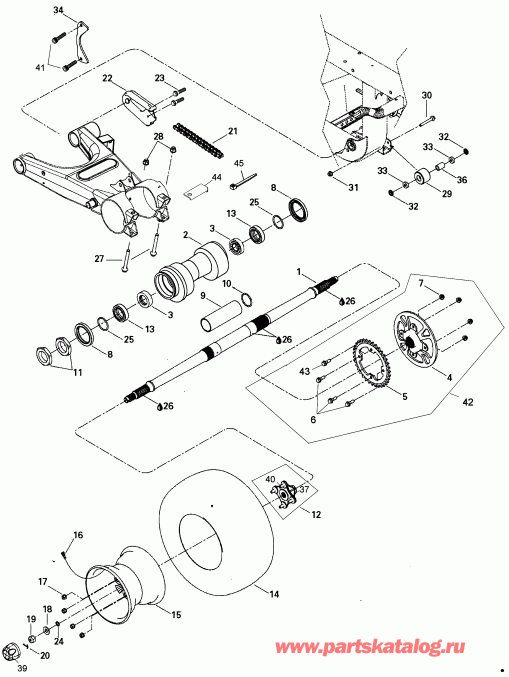  BRP - Drive System, Rear Europe