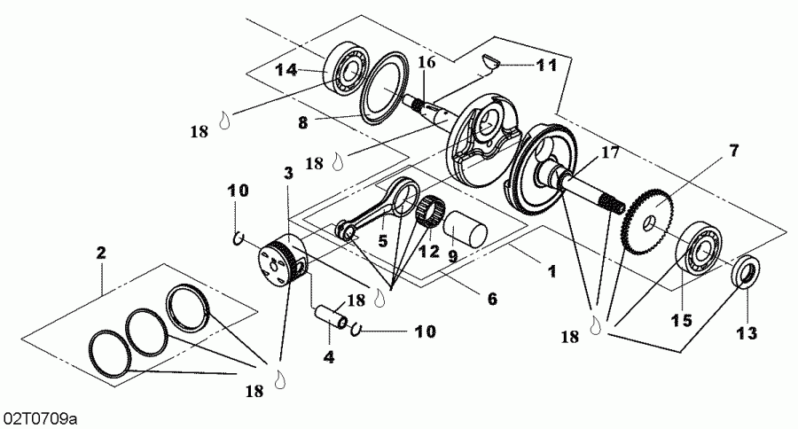 ������������ - Crankshaft And Pistons