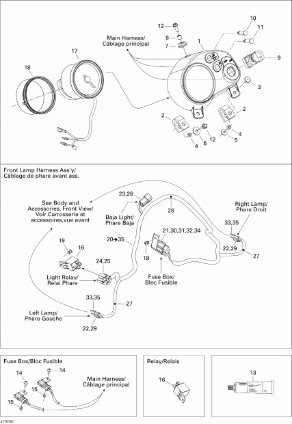  BRP  DS 650 X, 2007 - Electrical Accessories