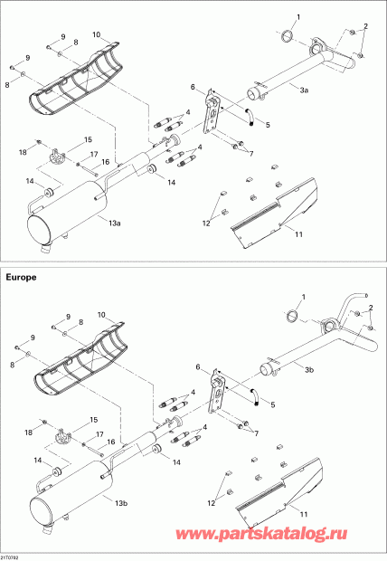 ATV BRP - Exhaust System