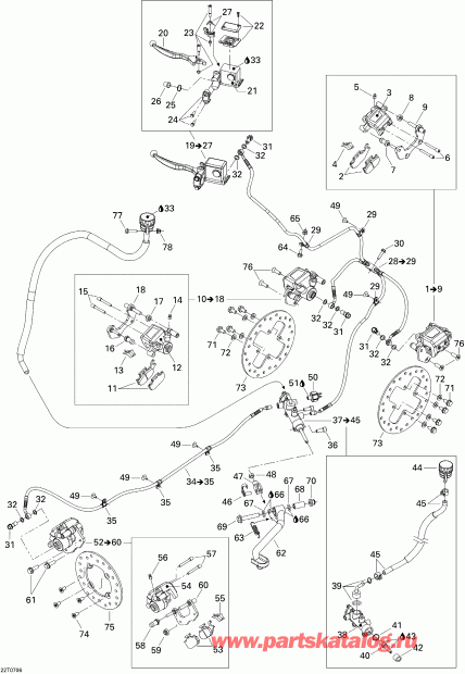 ATV  Outlander 500 STD 4 X 4, 2007 ������ - Hydraulic Brakes