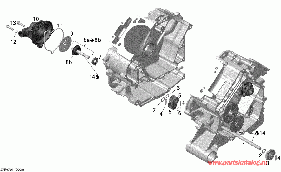  Bombardier Outlander 650 XT 4 X 4, 2007  - Engine Cooling