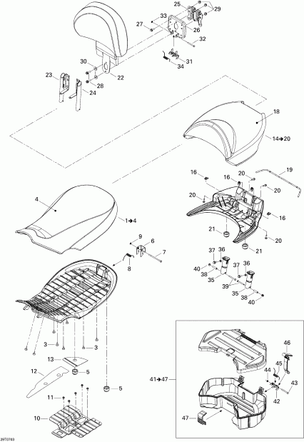  Outlander MAX 400 STD 4 X 4, 2007  - Seat