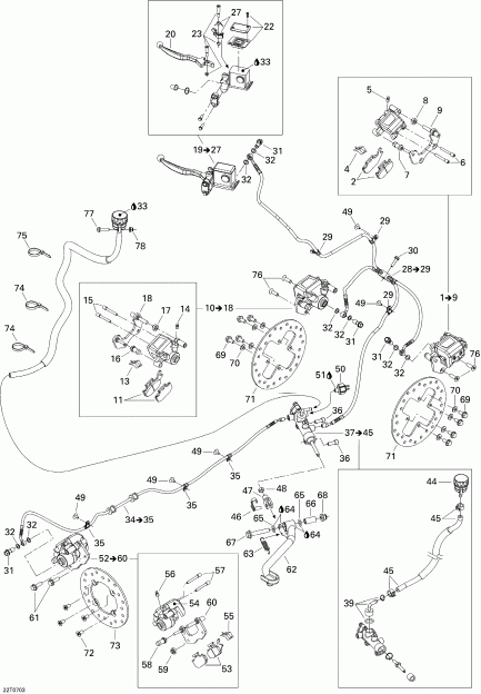  BRP  Outlander MAX 400 XT 4 X 4, 2007 - Hydraulic Brakes