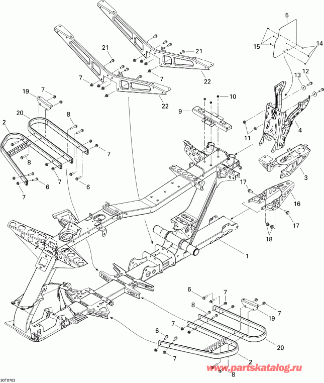   Outlander MAX 400 XT 4 X 4, 2007 - Frame