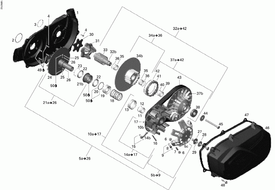   Outlander MAX 500 XT 4 X 4, 2007  - Transmission