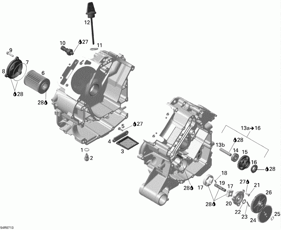  BRP - Engine Lubrication Outlander