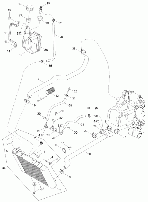   Rally 175, 2007 - Cooling System