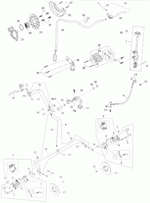 ATV BRP Rally 175, 2007 - Hydraulic Brakes