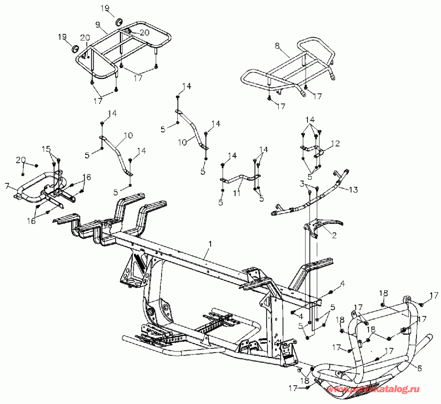  BRP Rally 175, 2007 -   Luggage Racks 