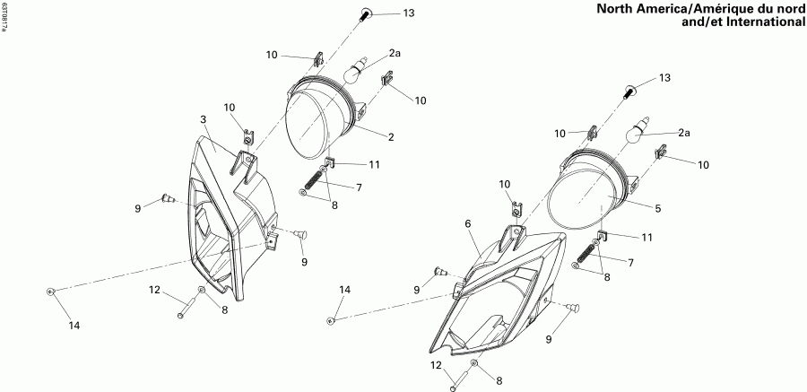 BRP DS 250 CVT, 2008 ������ - Headlights America, International