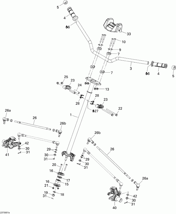   DS 450, 2008  - Steering