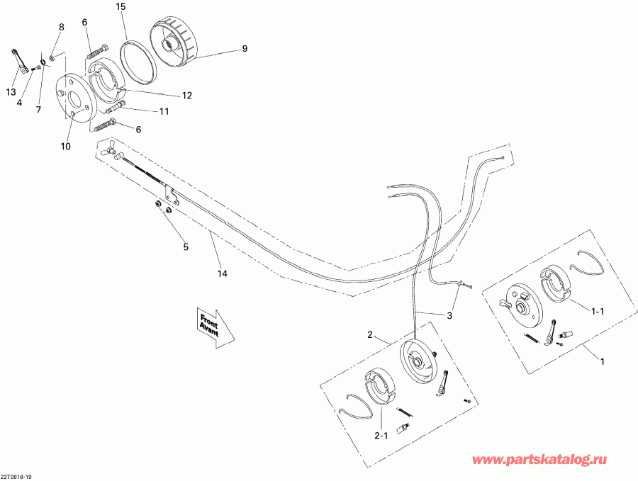 ATV  Mini DS 70cc 4T Jaune, 2008 - ������s