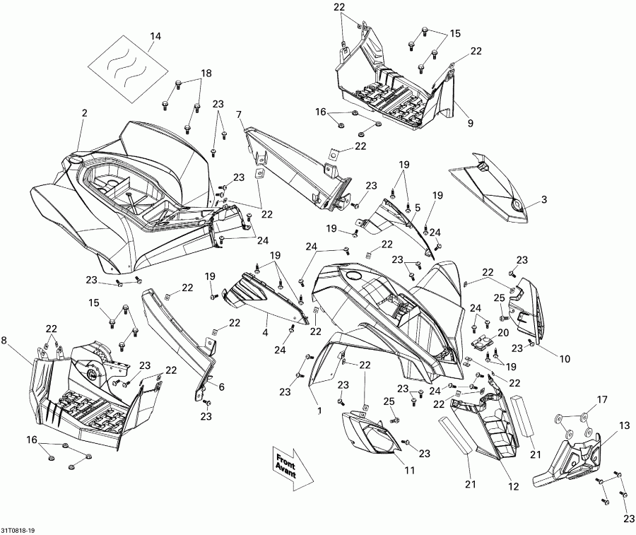 ���������� BRP ������ Mini DS 90cc 4T Jaune, 2008 - ������ � ����������