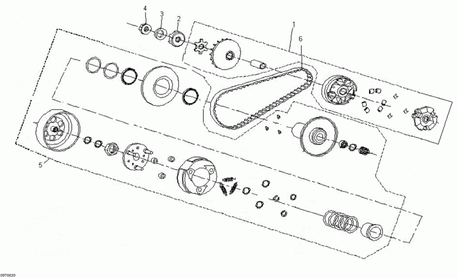���������� BRP Mini DS X 90cc 4T Black, 2008 - ���������