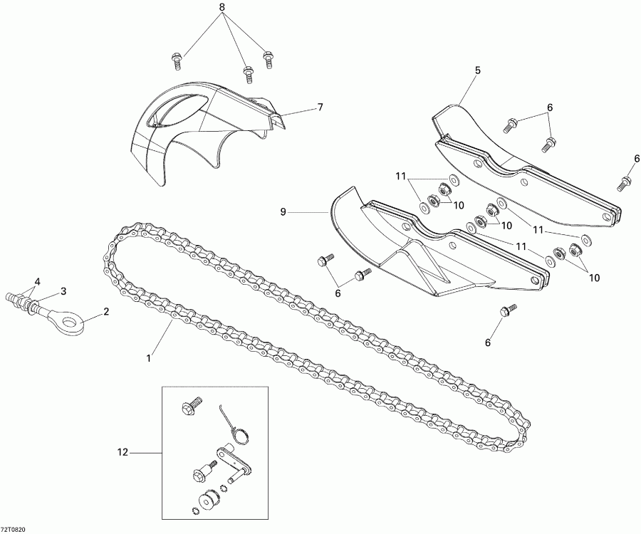 ATV  Mini DS X 90cc 4T Black, 2008 - ����